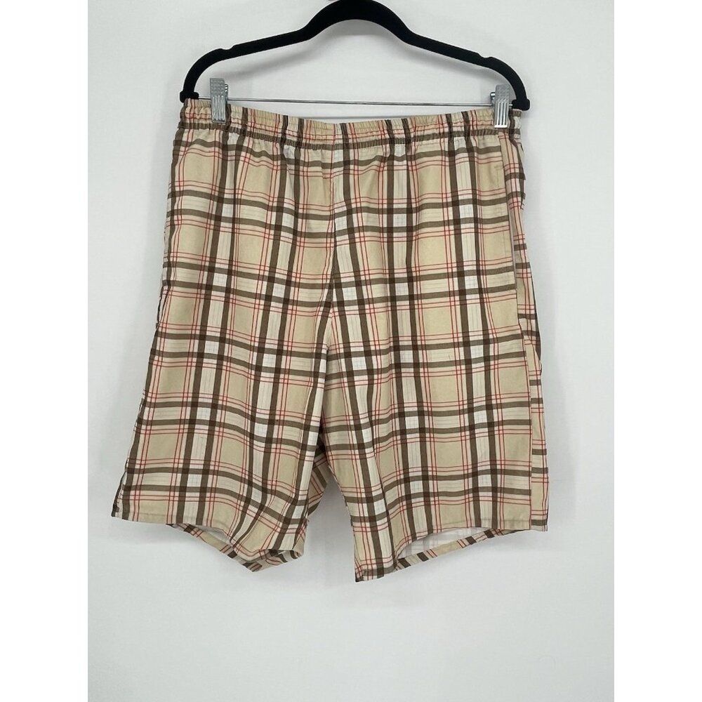 Comlax Commonwealth Lacrosse Plaid Shorts No Size Brown